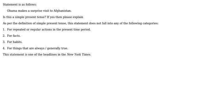 Why did The New York Times use the present simple to describe a past event? смотреть онлайн