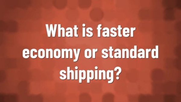 What is standard shipping?