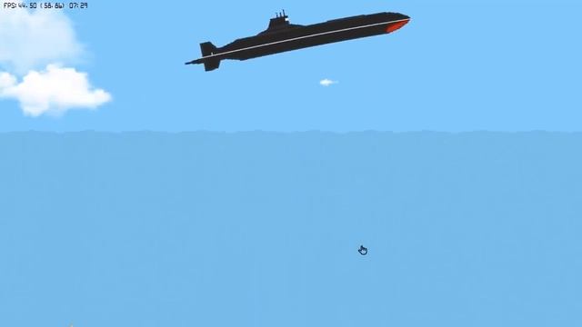 ПОДЛОДКА НАЛЕТЕЛА НА АНТИМАТЕРИАЛЬНУЮ МИНУ! ЧТО БУДЕТ? FLOATING SANDBOX смотреть онлайн