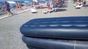 Есть ли в Сочи песчаные пляжи? #Обзор пляж Ривьера. Новые развлечения на море!