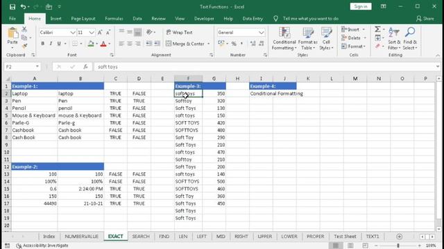 #205-How to use EXACT Formula in Excel with 4 Examples смотреть онлайн