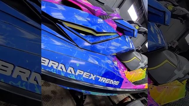 Seadoo гидрацикл - оклейка винил камуфляж стайлинг