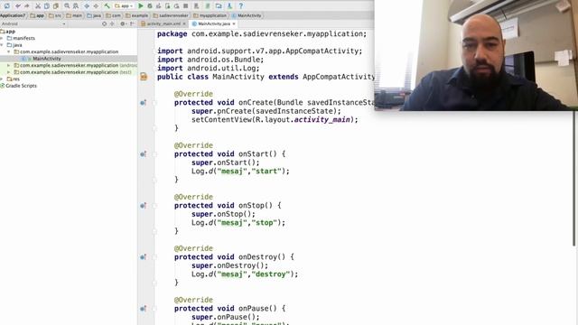 JAVA ile Android Mobil Programlama Etkinlik Yaşam Döngüsü activity lifecycle смотреть онлайн
