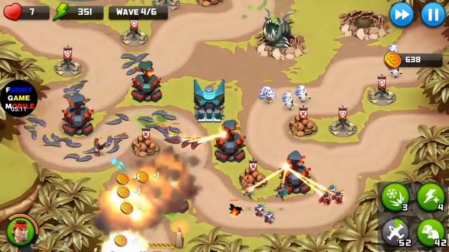 FGMobile - Alien Creeps TD: Event Nightmare Missions 1 ( Only Flak Without Mod ) смотреть онлайн