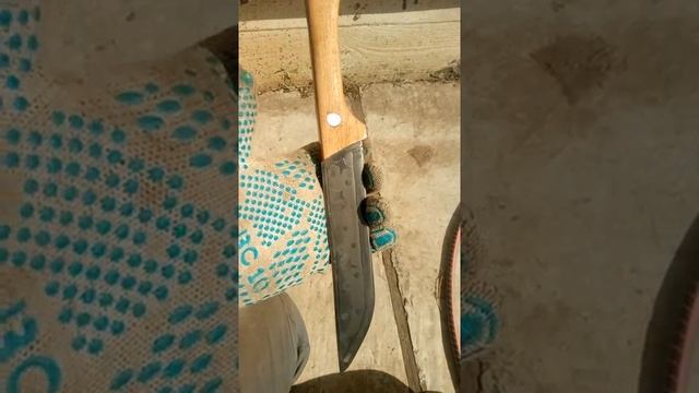 Кухонный нож из рамной пилы проба пера смотреть онлайн