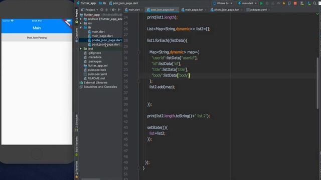 flutter part 26(json parsing 2) смотреть онлайн