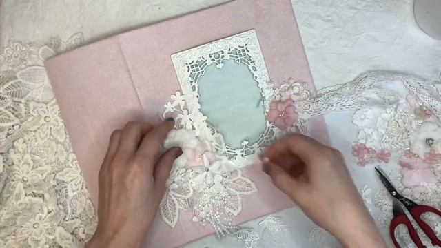 #dies_Fantasy Мастер класс по декорированию обложки альбома Скрапбукинг смотреть онлайн