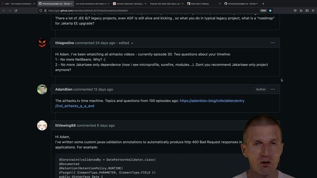 102nd airhacks.tv: Upgrades, Bean Validators, NetBeans, VSC, JPA, JSON-B, Long URIs, Transactions смотреть онлайн