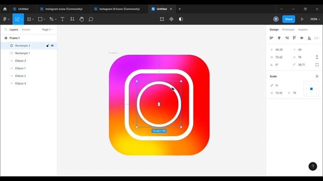 Logo Design in figma | Instagram logo Design #figma #logo #logodesign смотреть онлайн
