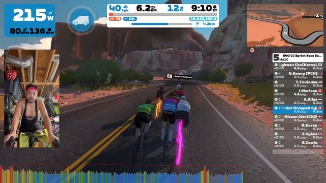 Zwift Steering WINS Races! смотреть онлайн