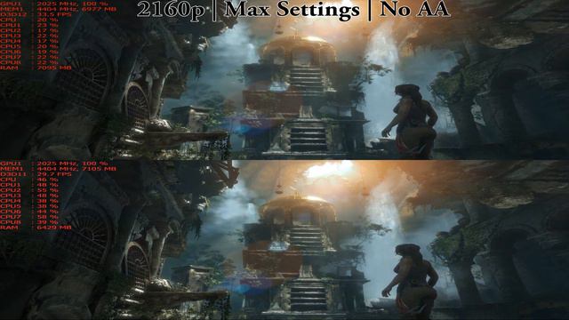 Rise of the Tomb Raider "4K" DSR | DirectX 11 vs DirectX 12 | GTX 1070 OC смотреть онлайн
