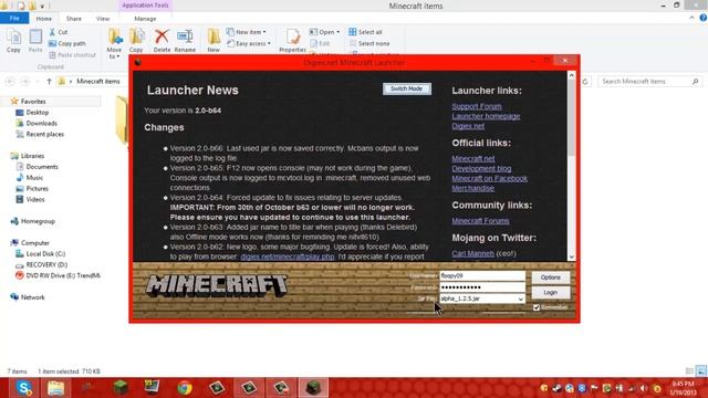 How to downgrade your minecraft.jar (UPDATED) смотреть онлайн