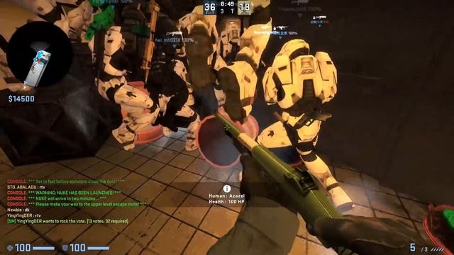 CS:GO · Zombie Escape Mod: ze_snowescape_go - GFL Server смотреть онлайн