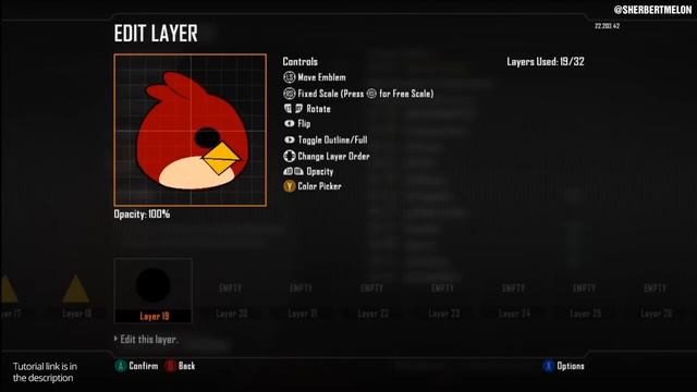 Black Ops 2 - Red Angry Bird - Emblem Tutorial! смотреть онлайн
