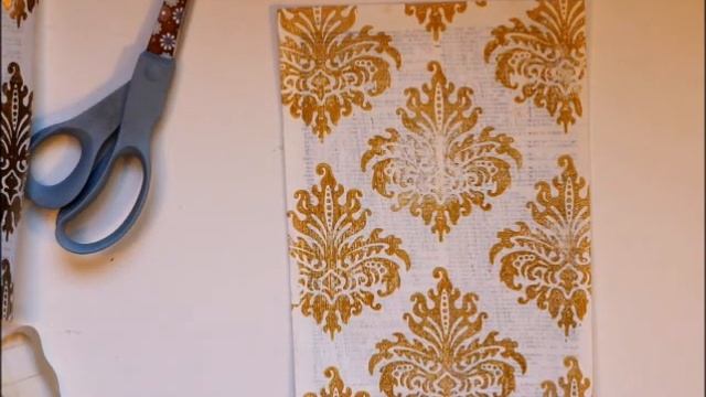 How to create vintage gold foil paper смотреть онлайн