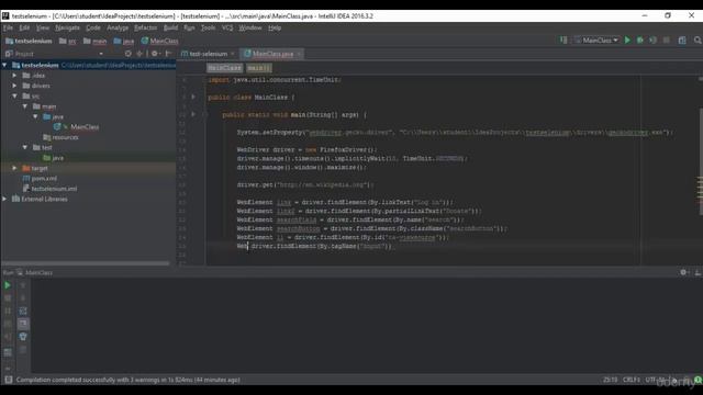 Урок 42 / для начинающих / Selenium WebDriver + Java смотреть онлайн
