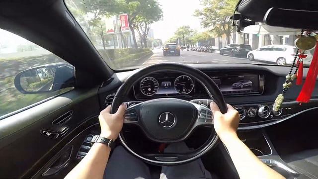 Mercedes-Benz W222 S350 POV Driving 第一人稱駕駛