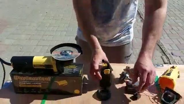 Углошлифовальная машина PAG125 1100D Partnertool | Болгарка | Видеообзор смотреть онлайн