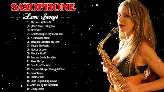 Saxophone Cover 2021 - Top 50 Romantic Saxophone Love Songs - Best Relaxing Instrumental Music