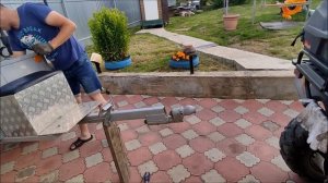 Как прицеп от мотоблока прицепить квадроциклу