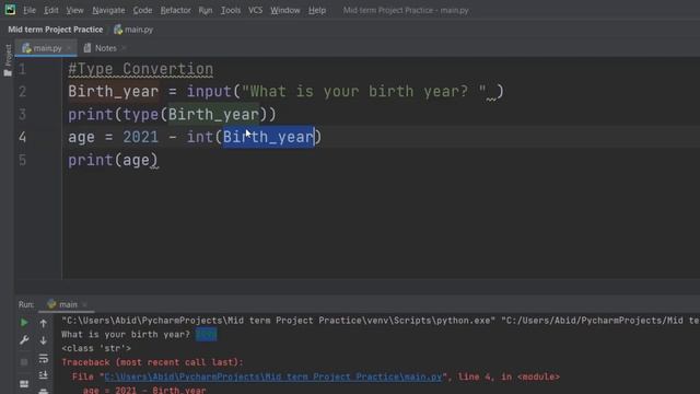 Type Conversion | Python Tutorial | Python For Beginner [Complete Course Bangla] #6 смотреть онлайн