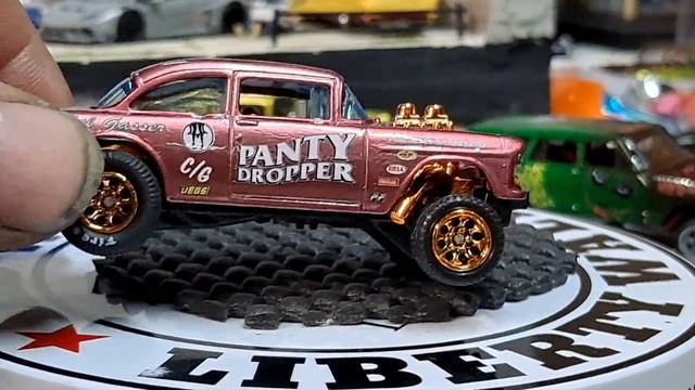 My Hotwheels 55 Chevy Gasser Custom collection you guys asked for it now buckle up смотреть онлайн
