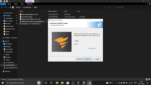 GNS3 - IP Emulator Setup