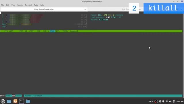 4 ways to kill Linux processes – kill, killall, pkill, xkill смотреть онлайн