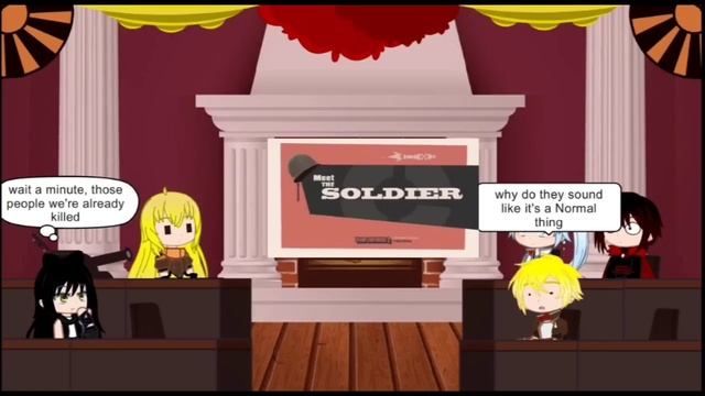 RWBY React to Team fortress 2 Meet the Team (Sniper, Engineer, Soldier.) смотреть онлайн