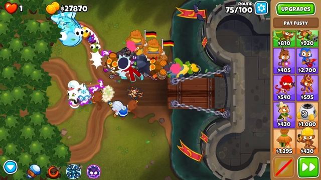 Dark Castle Chimps with Carpet of Spikes and 52,000 Cash Left Over! - Bloons TD 6 смотреть онлайн