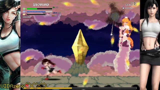 Echidna Wars DX - Ouroboros Queen Bee - Tifa Cosplay смотреть онлайн