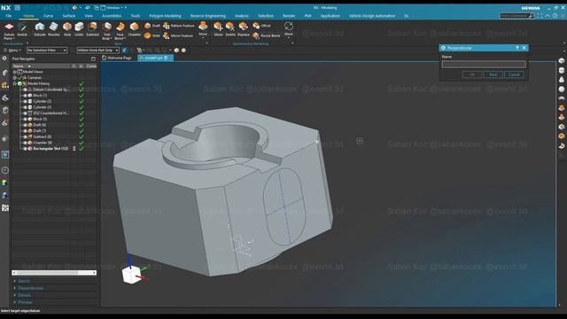 SIEMENS NX - Daily Practice - Not Using Sketch - Pro смотреть онлайн