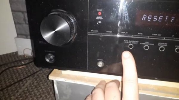 Vsx -422 pioneer reset