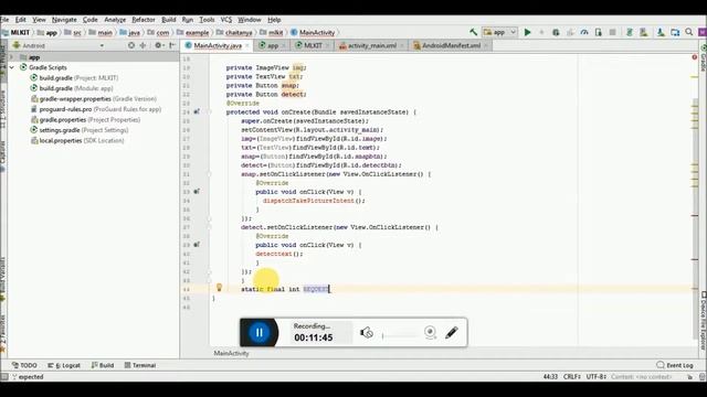 How to Create text detector from Image using ML kit смотреть онлайн