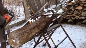 Отличные удобные козлы с зажимом для распиловки дров самому, с зажимом