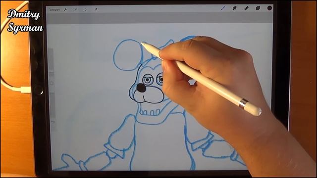 How to draw animatronic Minnie mouse, Как нарисовать Минни маус смотреть онлайн