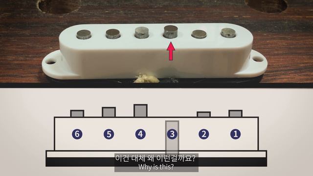 싱글 픽업 3번째 폴피스 높이가 잘못됐다. 왜 그럴까? I The height of the Single pickup 3rd pole piece is wrong смотреть онлайн