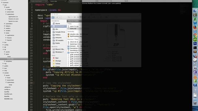 Custom font icons for Ruby on Rails with Icomoon смотреть онлайн