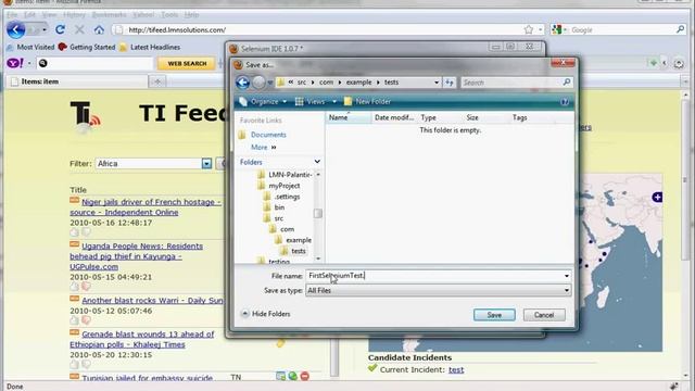 Move Selenium Test from IDE to Eclipse jUnit смотреть онлайн