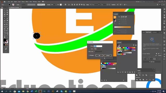 How to design a logo in Photoshop for Educational Club | Logo design tutorial смотреть онлайн