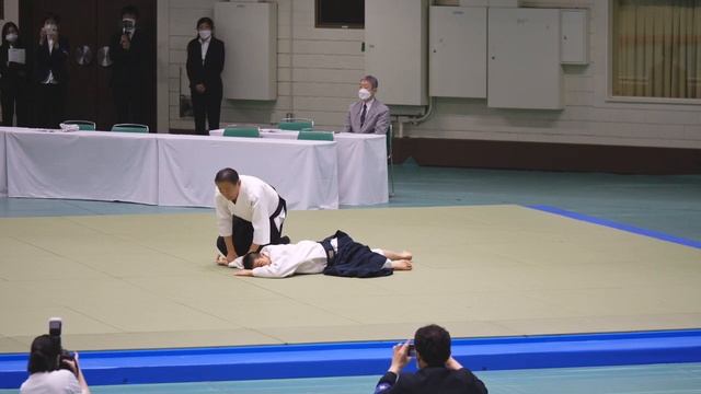 59-я Всеяпонская демонстрация айкидо (2022). Ёсиаки Ёкота