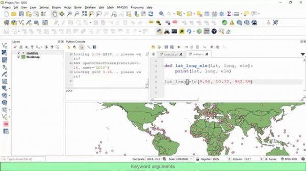 Python Programming for GIS Data Processing in QGIS - Functions