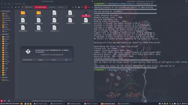 Linux Mint : How to create a new personal Arc Theme with Arc Theme Colora смотреть онлайн