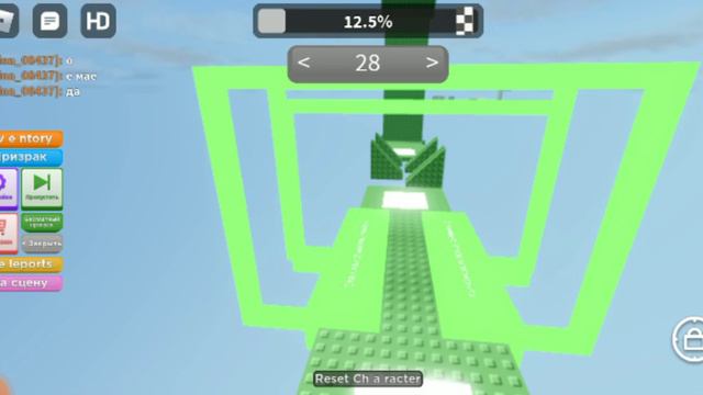 Играем в паркур но нельзя прыгать! смотреть онлайн