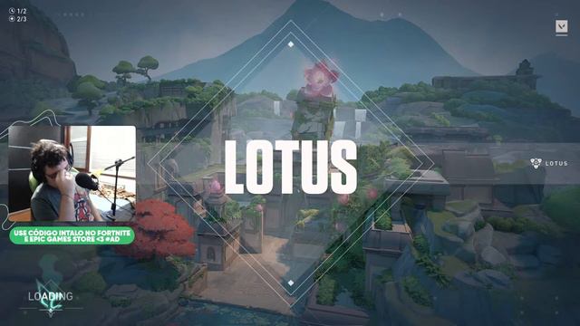 NOVO MAPA LOTUS 🪷 (DE WHITE LOTUS?) | Valorant | 🔴 AO VIVO смотреть онлайн