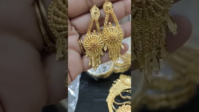 Light Weight Gold Kanauti Earrings Designs With Weight & Price/Gold kanauti earrings смотреть онлайн
