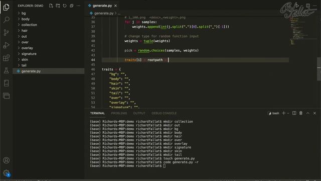 NFT Image Generator Pipeline in Python смотреть онлайн