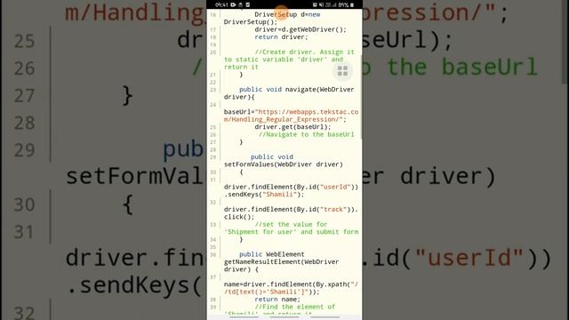 Handling regex selenium Seleniumweek7handson смотреть онлайн
