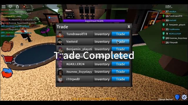 TRADING FOR CHAMP AXE 2! Roblox Assassin(Giveaway at 100) смотреть онлайн