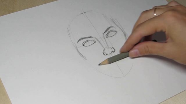 Как рисовать лицо девушки карандашом смотреть онлайн